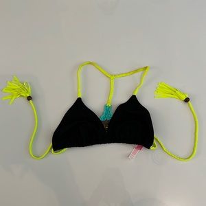 Victoria Secret Triangle Braided Bikini Top M